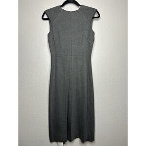 MM LaFleur Gray Katie Dress Cap Sleeve Womens Size 2 NEW Stretch Career Classic